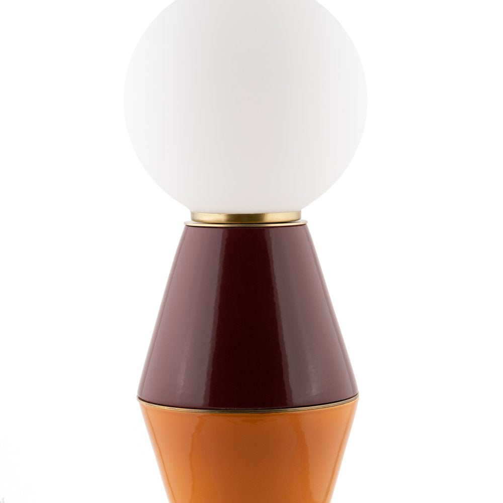 Lampada media Palm by Marioni - Arancione e rosso