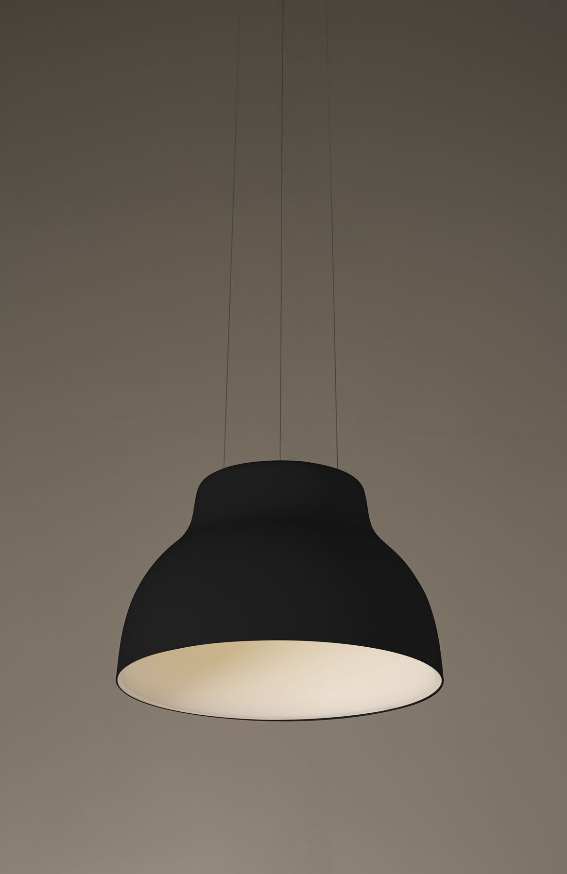 Lampada Cicala by Martinelli Luce - Nero goffrato