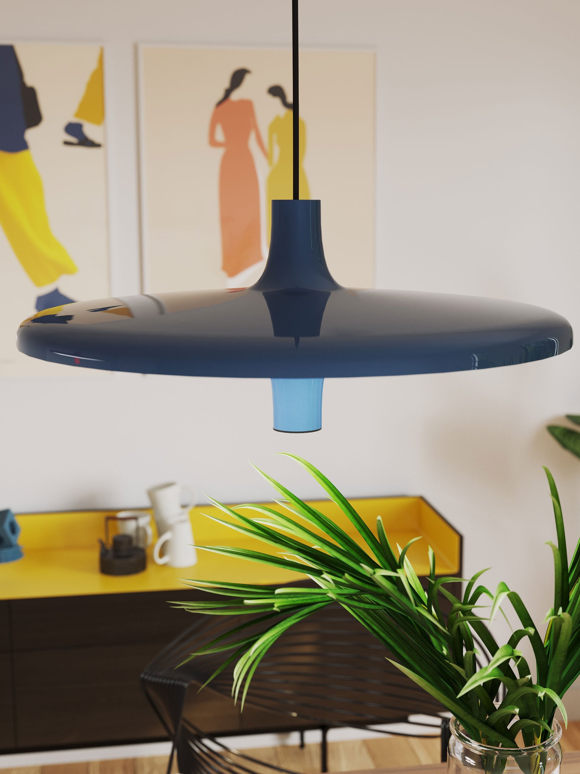 Lampada Avro by Martinelli Luce - Azzurro lucido