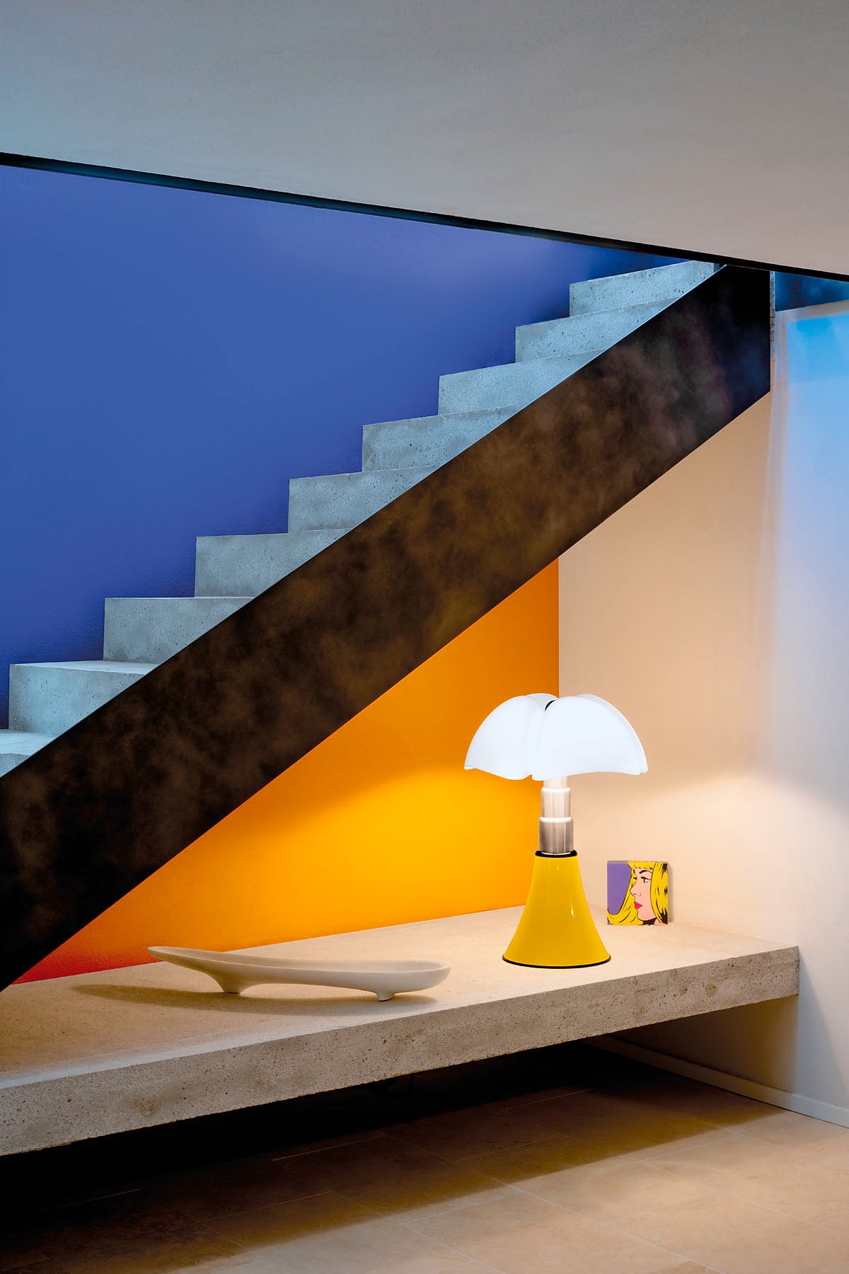 Lampada Pipistrello POP Grande Con Modulo LED Limited Edition by Martinelli Luce - Giallo lucido