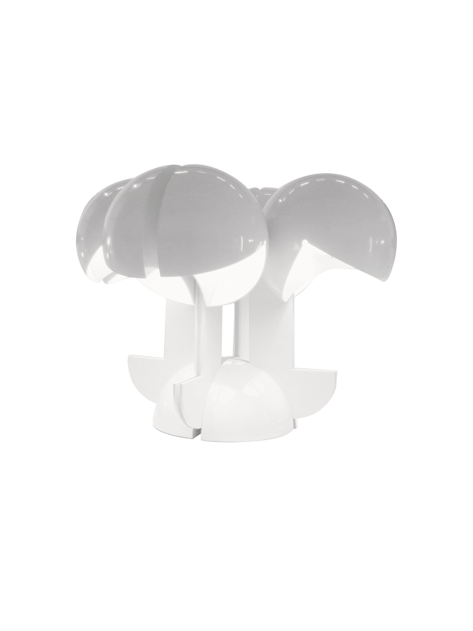 Lampada Ruspa 4 bracci by Martinelli Luce - Bianco lucido