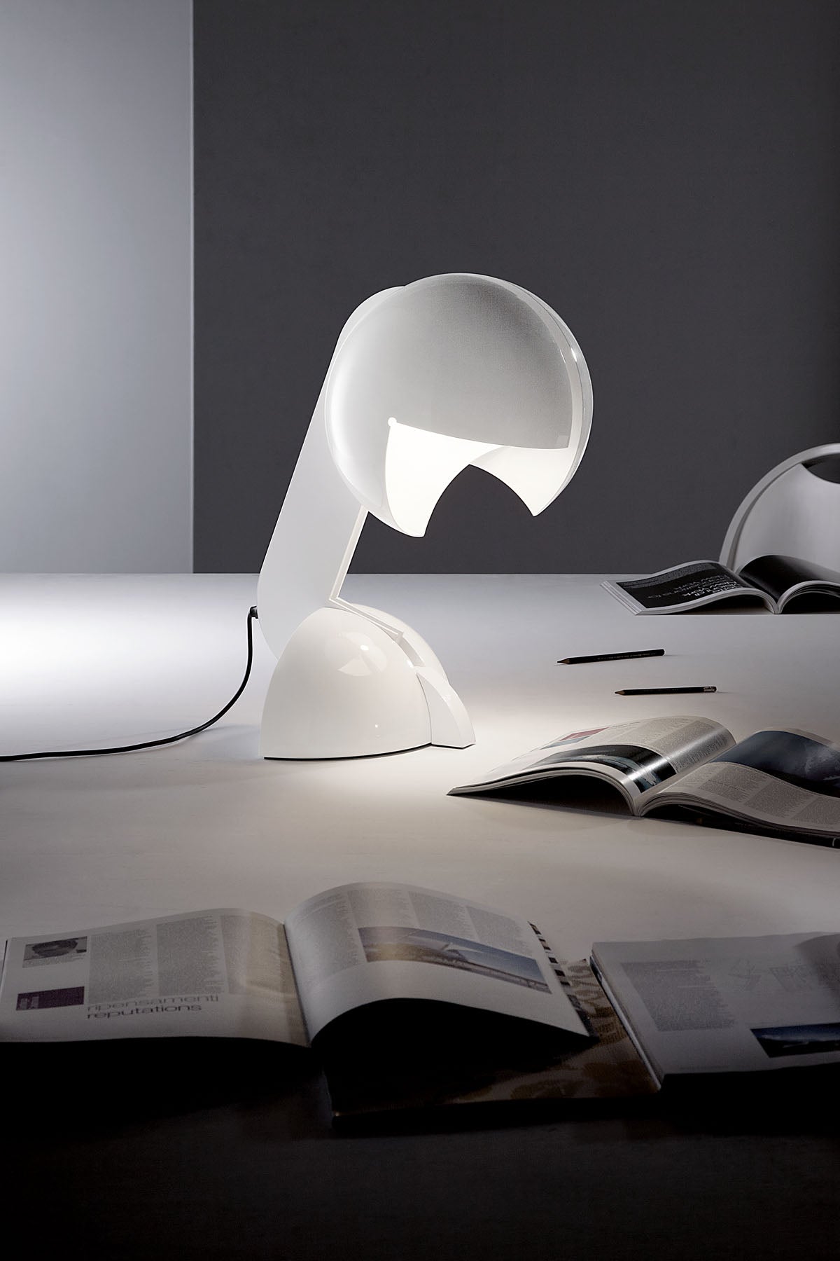 Lampada Ruspa by Martinelli Luce - Bianco lucido