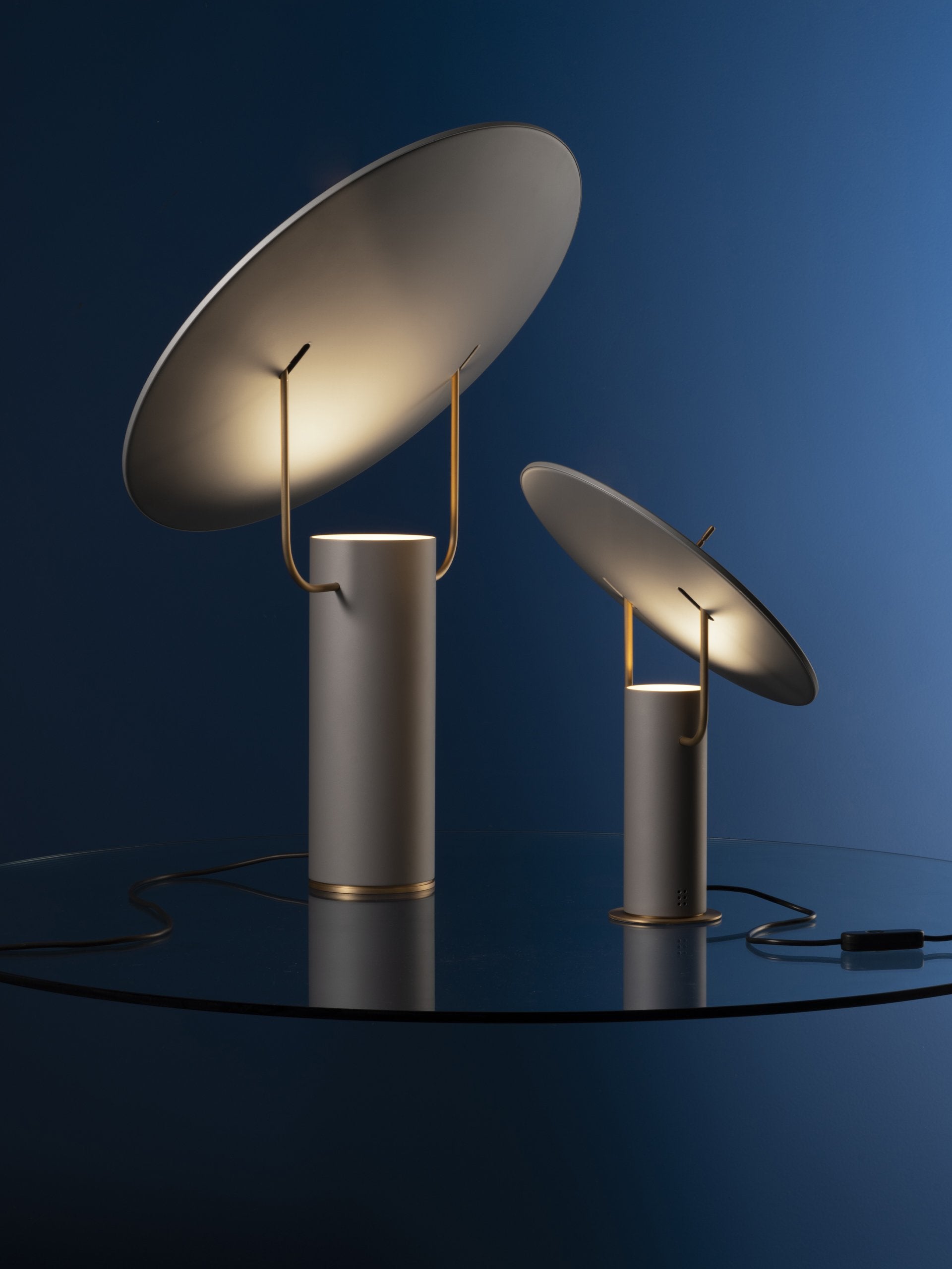 Lampada TX1 Piccola by Martinelli Luce - Grigio opaco perlato