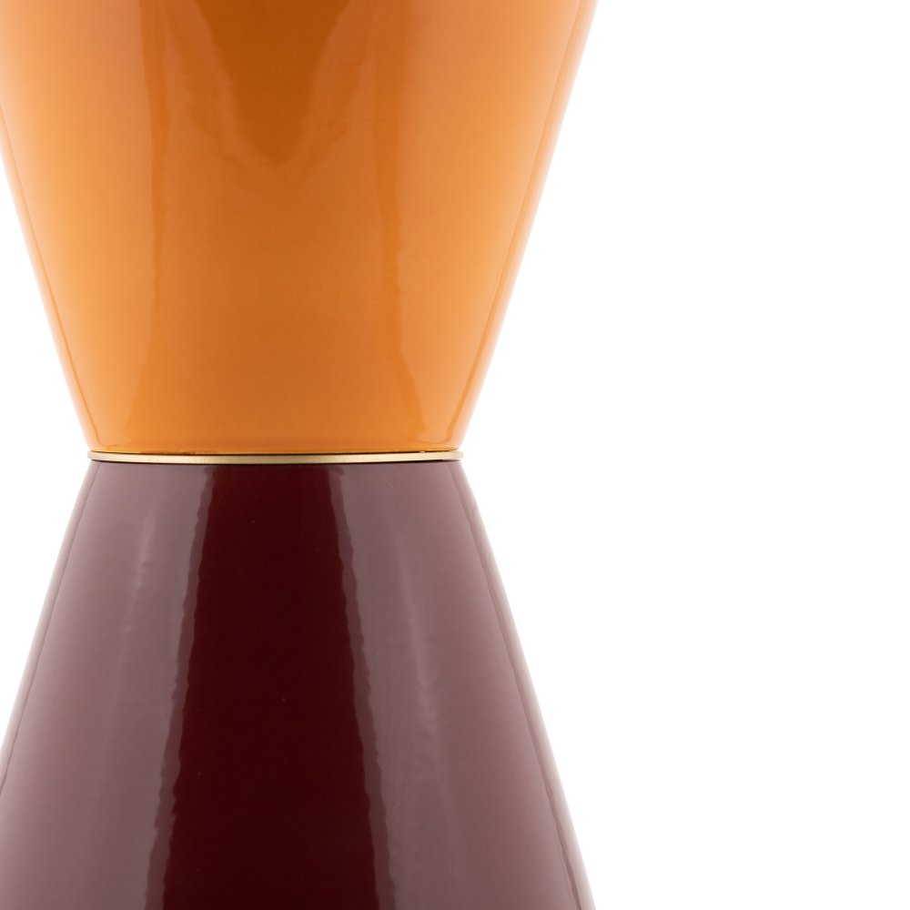 Lampada media Palm by Marioni - Arancione e rosso
