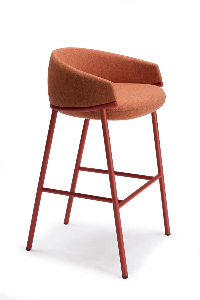 Sgabello Koala schienale basso H75 by SCAB