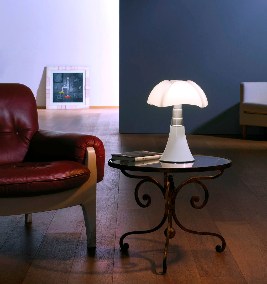 Lampada Pipistrello Piccola Cordless Con Modulo LED by Martinelli Luce - Bianco lucido