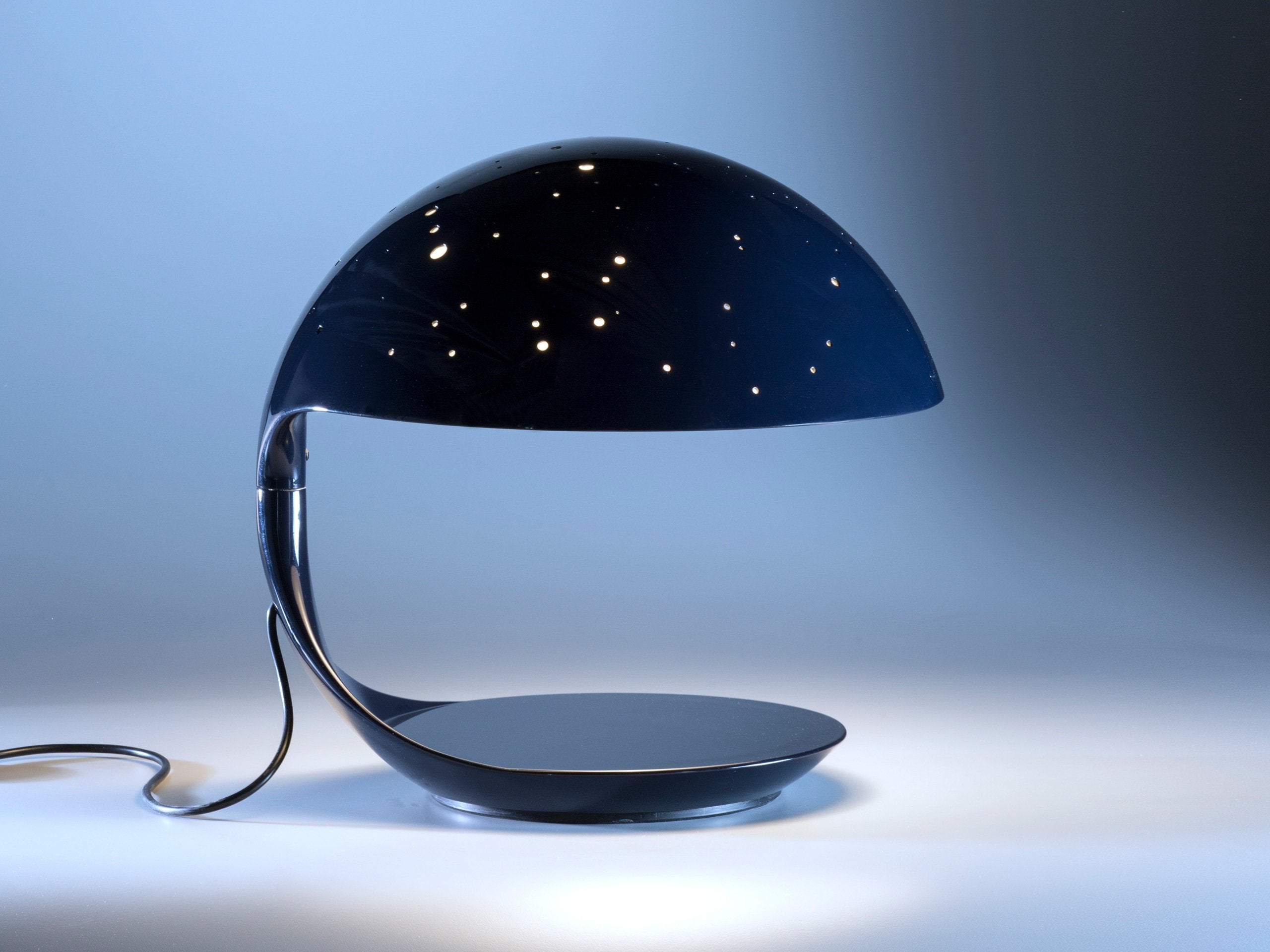Lampada Cobra Scorpius by Martinelli Luce - Blu lucido