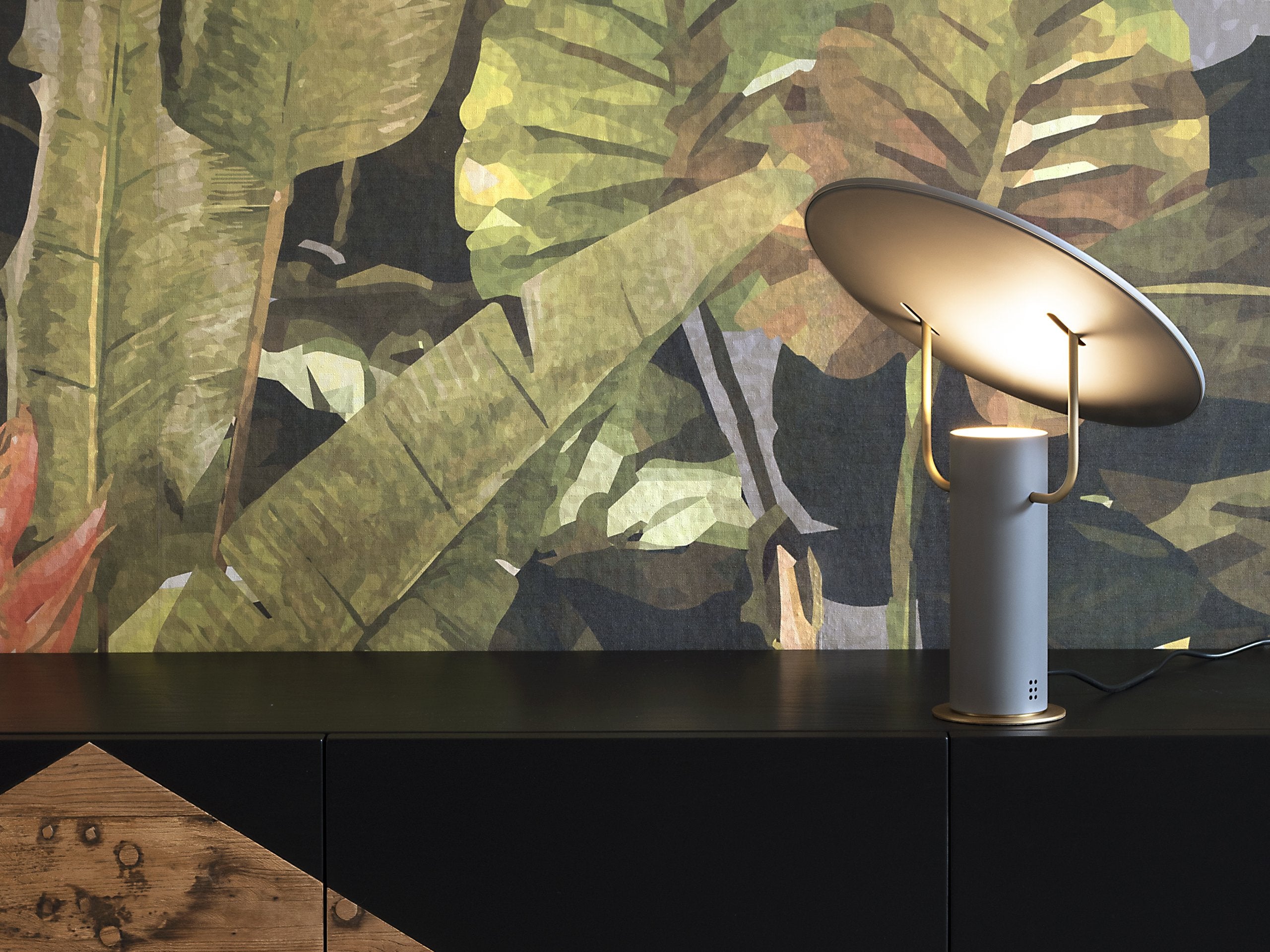 Lampada TX1 Piccola by Martinelli Luce - Grigio opaco perlato