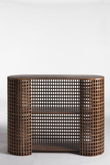 Canaletto Walnut Slat Console by Medulum